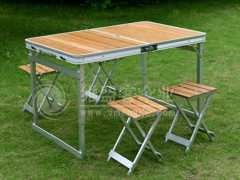竹面折疊桌椅 休閑家具2