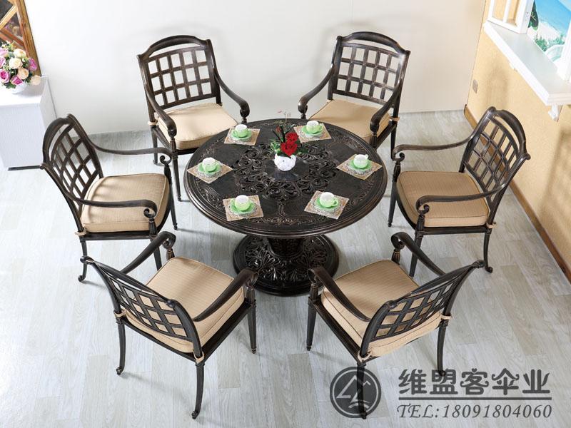 鐵藝花園家具  陽臺家具 露臺桌椅2