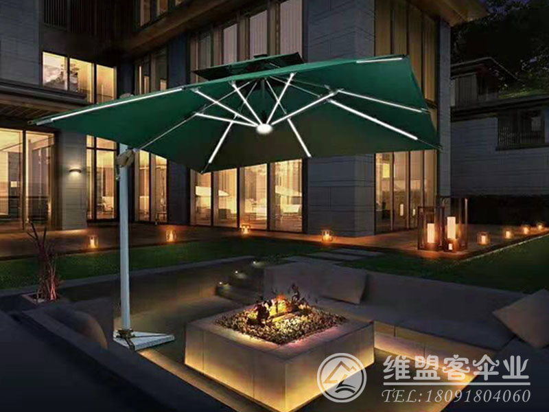 戶外燈條傘   太陽能傘  太陽傘2