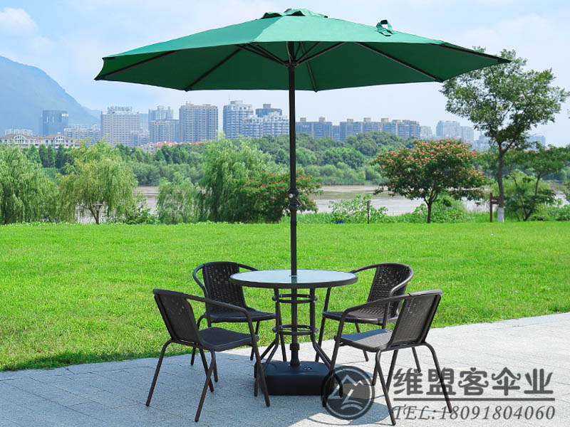 中柱傘配套桌椅2