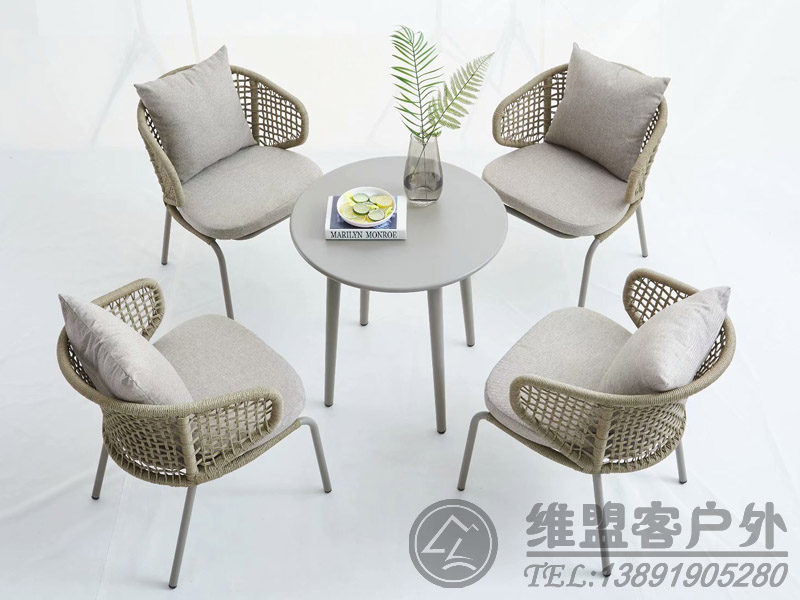 拉繩桌椅 戶外家具 維盟客2