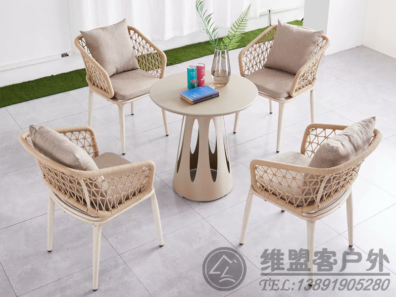 戶外家具 一桌四椅 外擺桌椅2