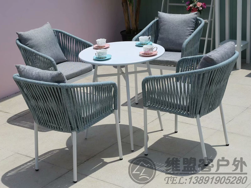 戶外家具 織帶椅  休閑家具2