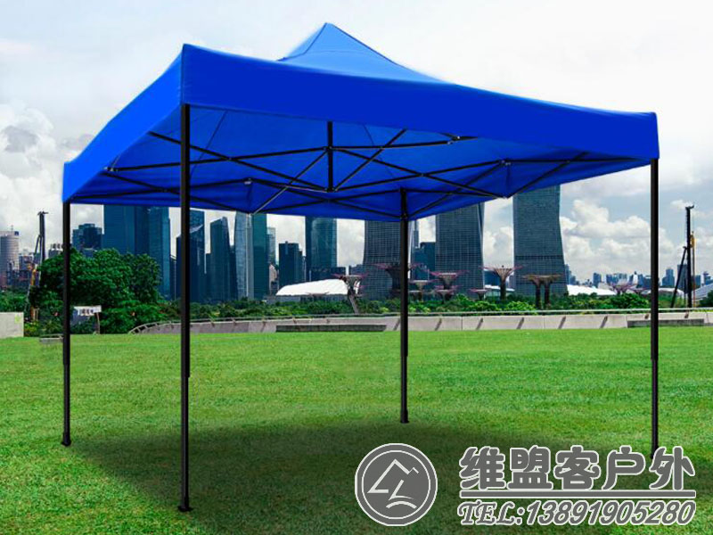 藍色折疊帳篷  戶外傘2