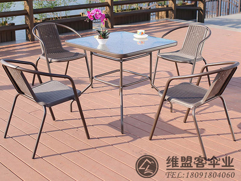 戶外組合桌椅 鐵藝家具2