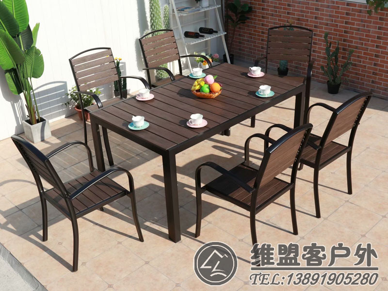 木塑桌椅 戶外家具2
