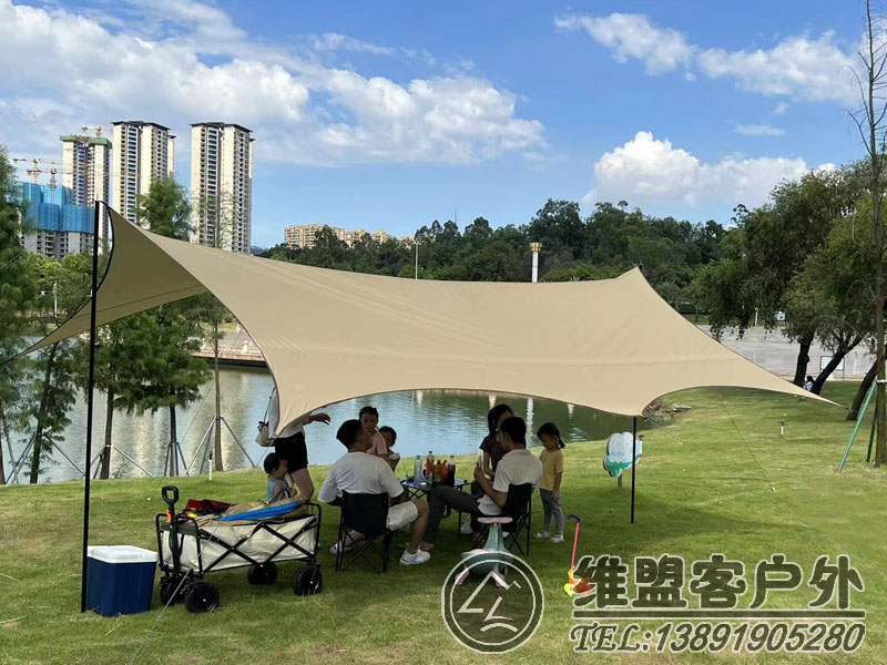 戶外蝶形天幕 戶外帳篷 戶外遮陽篷2
